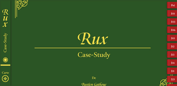 screenshot of the cover of the RUX project