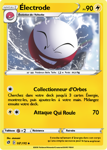 electrode card